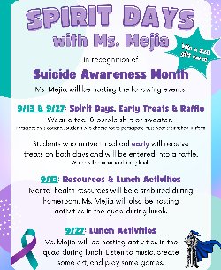 suicide awareness spirit days